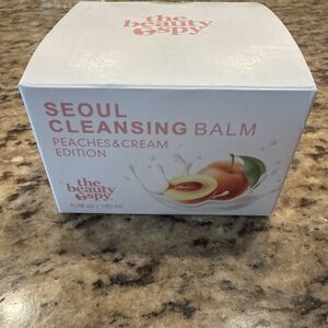 The beauty Spy Peaches and Cream Edition Seoul Cleansing Balm 6.08 oz NEW